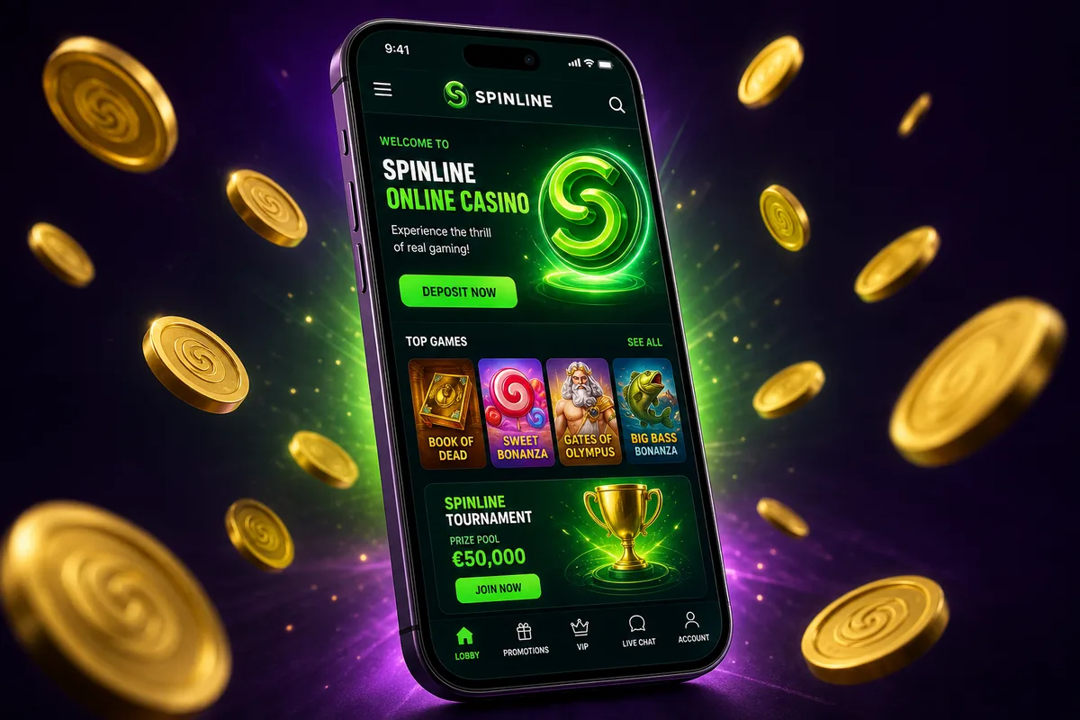 Aplicação Móvel e PWA Spinline Casino